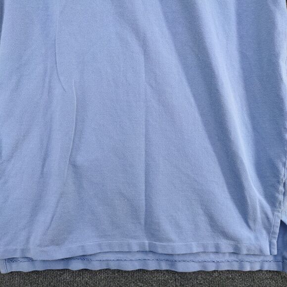 Polo by Ralph Lauren Men's Polo Shirt Blue XL Short Sleeve High Low Hem - Picture 5 of 14